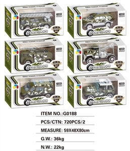 Only single box of military alloy car (6 conventional) F - OBL728309