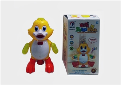 Electric dancing duck (with music. Light. Rotate 360 ° - OBL728971