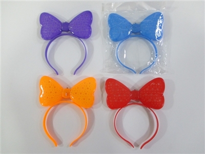 All over the sky star bowknot flash hair clips - OBL729186