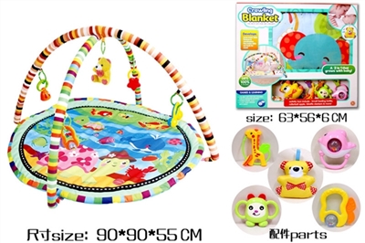 Round the baby gym carpet (with music) - OBL729313