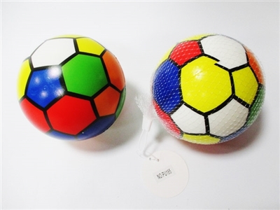 Mesh bag single grain 15 cm 7 colour football PU ball - OBL729364