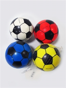 Mesh bag single grain mixed color football 10 cm PU ball - OBL729373