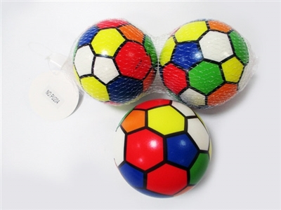 Mesh bag 2 grain of 10 cm 7 colour football PU ball - OBL729383