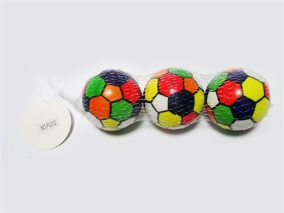 Mesh bag 3 grain 7.6 CM 7 colour football PU ball - OBL729391