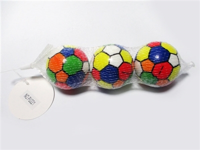 Mesh bag 3 grain 6.3 CM 7 colour football PU ball - OBL729400