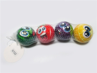 Mesh bag 4 grain of 6.3 CM PU ball fruit expression - OBL729408