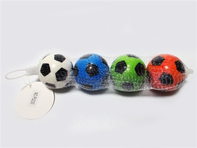 Mixed color football PU mesh bag 4 grain of 6.3 CM - OBL729409