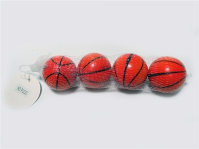 Mesh bag 4 grain of 6.3 CM PU basketball ball - OBL729412