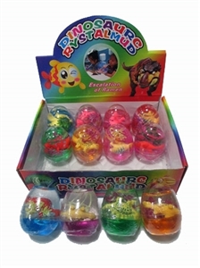 Box 12 dinosaur world zhuang crystal mud eggs - OBL729597