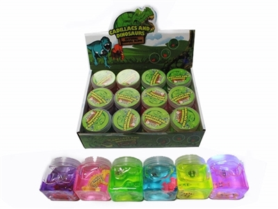 Box 12 flash zhuang crystal mud with dinosaurs - OBL729601