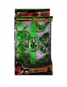BEN10第七代手表变身器灯光.音乐(包电)带8个明人 - OBL729753