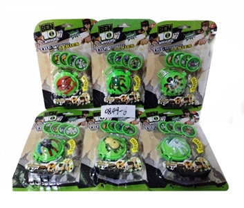 BEN10第七代变身器灯光.音乐(包电)带飞碟发射器(6款混装) - OBL729757