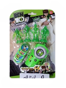 BEN10第七代发射器灯光.音乐(包电)带4个明人 - OBL729758