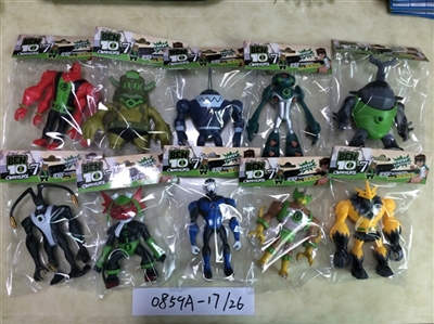 BEN10公仔带投影   10款混装 - OBL729766