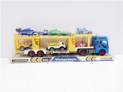 Inertial drag belt ejection head car (yellow, blue) - OBL730012