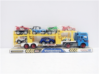 Inertial drag belt ejection head car (yellow, blue) - OBL730020