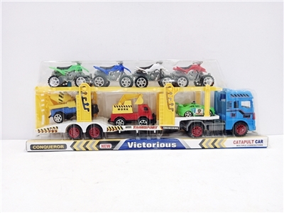 Inertial drag belt ejection head car (yellow, blue) - OBL730025