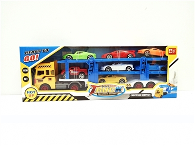 Inertial car ejection three-layer drag head with (yellow, blue) - OBL730056