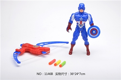 Captain and gun with colored lights - OBL730274