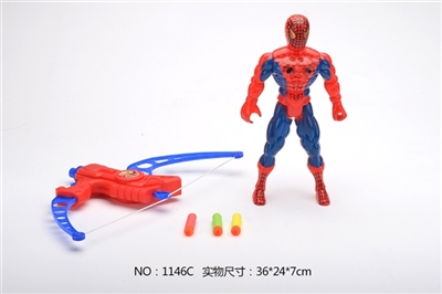 With lights red spider man with a gun - OBL730275