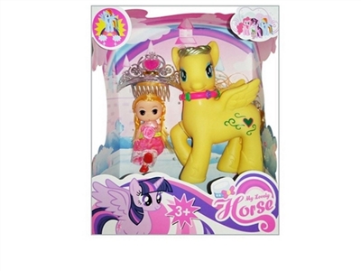 Evade glue one-horned pegasus polyster with 3.5 -inch confused barbie brought up the crown - OBL730364