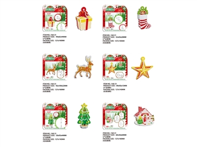 Christmas hang three-dimensional jigsaw puzzle six - OBL730763