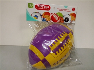 Purple, yellow 6 * 9 football - OBL730877