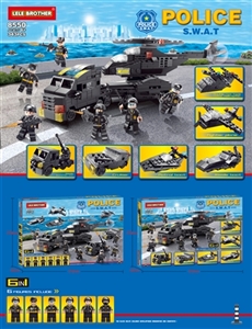 城市特警       六合一          总343PCS - OBL730916