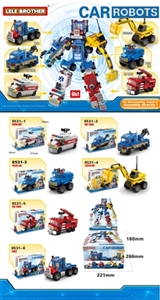 汽车机器人   6合1     482PCS - OBL730917