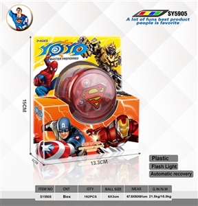 6 x3cmyoyo ball (superman) - OBL731545