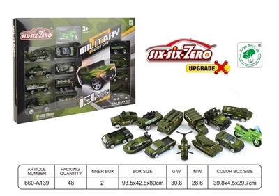 Military alloy car kit (13) zhuang - OBL731565