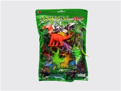 6 inch color dinosaurs, - OBL732158