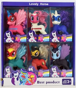 Six big horse with light music - OBL732990