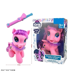 Evade glue oversized balloons of cartoon horse take light music to take a perm rods - OBL733396