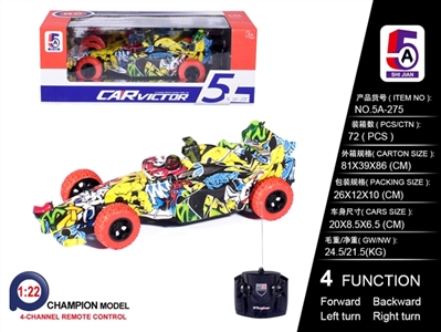 Graffiti and car remote control (not package) - OBL733536