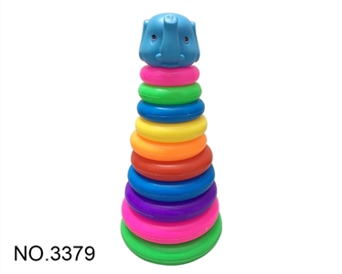 Ten layer bottle blowing ring (with elephants) - OBL733568