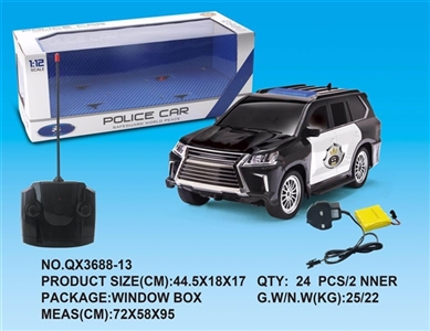 1:12 lexus four-way remote control police charged with light music - OBL733575