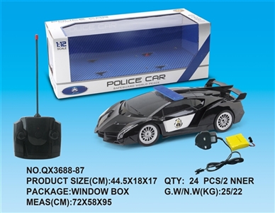 1:12 poison four-way remote police charged with light music - OBL733583