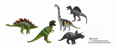 5 6 to 9 inches of solid dinosaur 10 / box - OBL733697