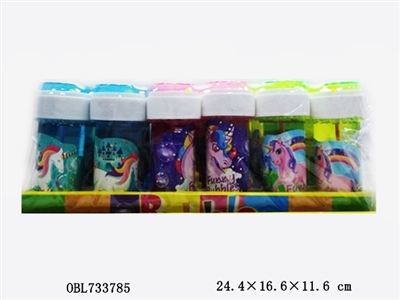 The unicorn bubble water 24 PCS - OBL733785