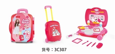 Pink d with suitcases (with lighting) - OBL733965