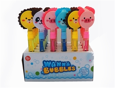 28 cm long four cartoon clap a bubble bar - OBL734719