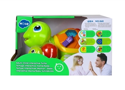 Parent-child tortoise (electric/music/light/acoustic/touch-sensitive) - OBL735532