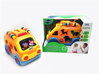 Happy bus (music/light/three-dimensional building/electrical) - OBL735743