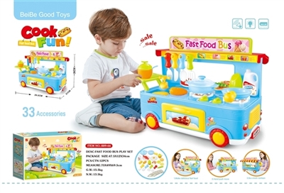 Campus bus food truck suit with sound and light in the kitchen - OBL735839