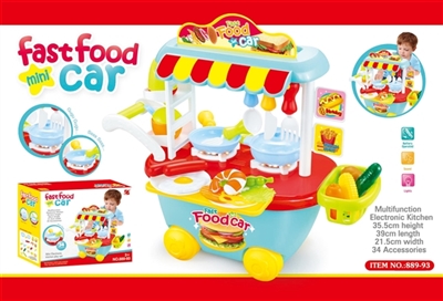 Fashion cartoon cart with sound. Lights (not package) - 3 grain of 1.5 V - OBL735847