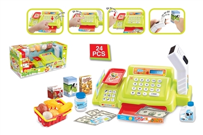 With cash register scanner shopping suit, with sound, lighting electrical * 5 aa (not package) - OBL735871