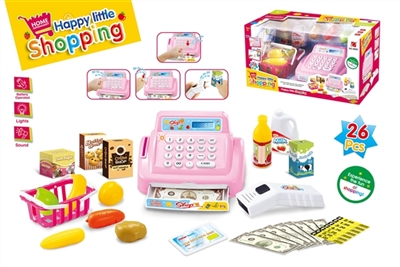 Small cash register with scanner shopping suit, with sound, with lights (not package * 5 aa) - OBL735873