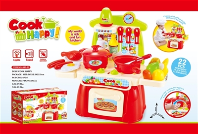 Mini electronic kitchen counter suit with sound. Lights (not package) - 3 grain of AA 1.5 V - OBL735874