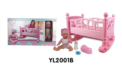 Pram for 10 to 18 inches dolls with 35 cm water pee expression B - OBL736118